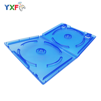 Boîtier de Remplacement Double Disque pour Jeu PS4, Boîte Blu-Ray de Jeu Bleue, 2 CD