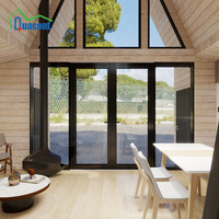 Villa moderne de luxe à deux étages Installation rapide Maison préfabriquée Triangle en bois A-Frame Tiny House Kit