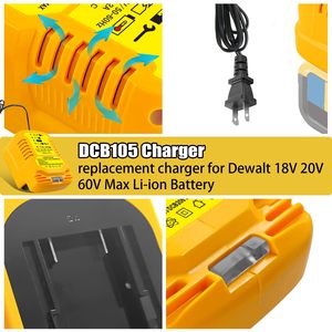 Chargeur Mini VICTPOWER 20V pour Batterie Lithium Dewalt 20V DCB200 DCB204 DCB606, Station de Recharge Portable de Remplacement pour Outils Électriques - Product Image 3