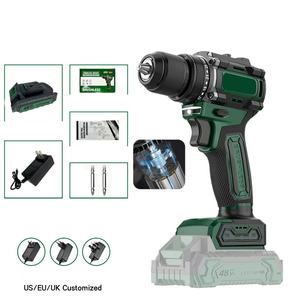 Perceuse électrique multifonctionnelle à couple élevé sans balais à deux vitesses alimentée par batterie au lithium 21V Personnalisation OEM - Product Image 2