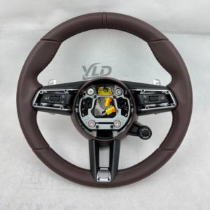 Volante Personalizado YLD en Color a Elección para <span class=keywords><strong>Porsche</strong></span> Panamera, Macan, Cayenne, 718, 911, Cayman, 918, Taycan, <span class=keywords><strong>Boxster</strong></span>, 987 - Product Image 6