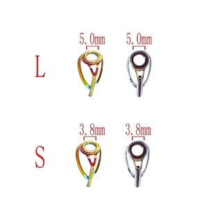 Anneau de guidage de canne à pêche pointe de ligne 1.2mm-3.0mm en acier inoxydable Durable bricolage anneaux pour yeux remplacement de construction de canne à pêche - Product Image 5