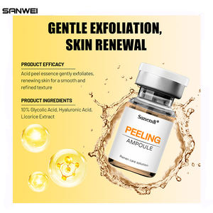 Ampolla de Ácido Hialurónico Jet Peel, Suero con Péptidos, Exfoliación, Antienvejecimiento, Iluminador, Hidratante, Reparación y Renovación de la Piel, OEM Sanendi - Product Image 5