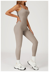 Leotardo Deportivo para Mujer Tallas Grandes, Sensación de Segunda Piel, Espalda Hueca, Elástico en Cuatro Direcciones, Secado Rápido, para Yoga, Running, Gimnasio y Entrenamiento - Product Image 4