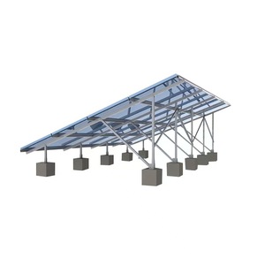 Sistema de Montaje para Paneles Solares JINGSHUO, de Aluminio Anodizado, Acero Inoxidable, Galvanizado en Caliente, Bloque de Hormigón - Product Image 1