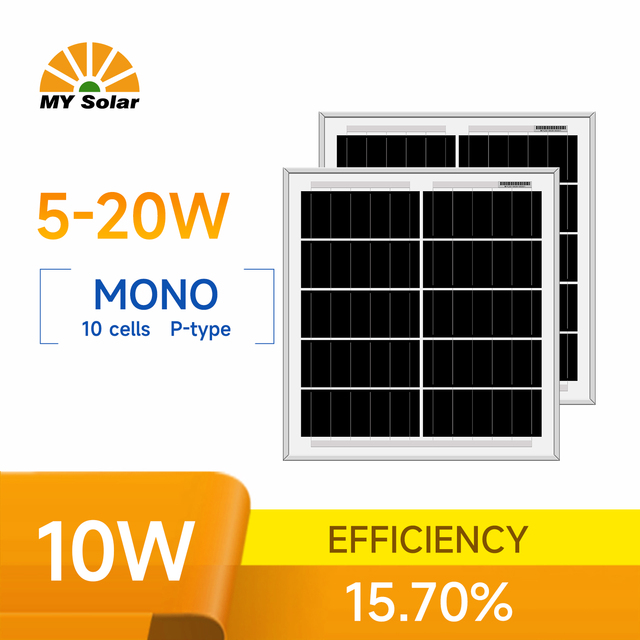 MYPVTECH 10w Solar Panels Module Solar Energy Panels Mini Solar Panel for Solar System