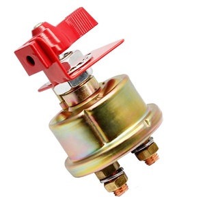 สวิตช์ตัดแบตเตอรี่สีแดง 12V-48V 300A สำหรับรถยนต์ รถบรรทุก เรือ รถบ้าน รถกระบะ - Product Image 6