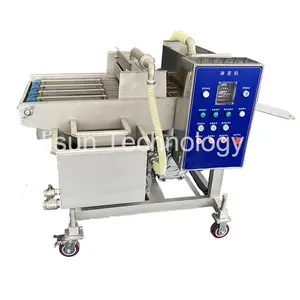 Automatische Brood Crumb Coating Tempura Battering Machine Gebakken Kip Breading Machine Vis Kip Breading Machine