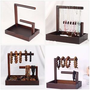 Organizador de Escritorio de Madera con Acabado Antiguo, Bandeja de Almacenamiento de Madera de Varios Niveles, Soporte para Accesorios de Encimera para Pequeños Artículos Personales - Product Image 5