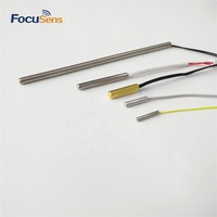 Sonde de température RTD PT1000 personnalisée OEM, diamètre de la sonde réglable, longueur du câble, acier inoxydable, classe A