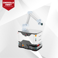 Robot Cobot Móvil Autónomo Flexible para Transferencia de Materiales en Fábricas y Manejo de Cajas