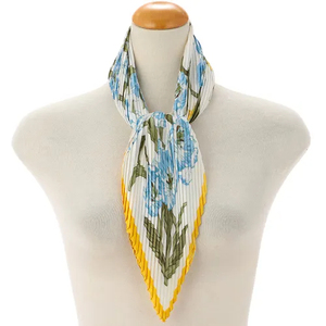 Pañuelo Cuadrado de Poliéster Plisado Personalizado de 55*55 CM, Turbante Arrugado con Estampado Multicolor, Ligero, Transpirable y Decorativo - Product Image 2