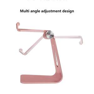 Support de téléphone de bureau multifonctionnel flexible en alliage d'aluminium, compatible avec iPad, hauteur réglable, portable, multicolore - Product Image 2