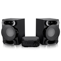 Amplificateur sans fil 2.1 canaux 2.0 100W haute puissance avec sortie USB et radio FM pour mini-système 5.0, haut-parleur en bois et plastique, réglages d'égaliseur