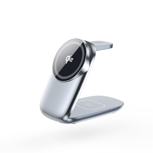 2026 New Arrival Multifunctional QI2 Charger Fast Charging 3 in 1 Wireless Charger for Mobile Phone Watch Earphone