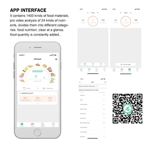 Tùy chỉnh nhà máy trái cây protein calo trọng lượng Quy mô Thông Minh Kỹ thuật số dinh dưỡng quy mô đo lường trong ounce gram ml - Product Image 6