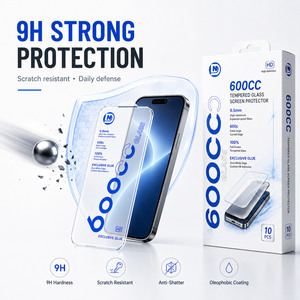 ฟิล์มกระจกนิรภัยแบบโค้งขนาด 600 ซีซี สำหรับ iPhone Samsung ขายส่ง - Product Image 4