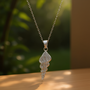 Amy Amy Fashion Pendant Necklace <b>Silver</b> Plated Alloy <b>Chain</b> For Women Classic Everyday Wearing Gift Jewelry - Product Image 2