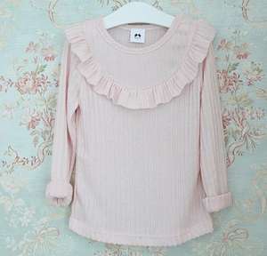 เสื้อยืดคอกลมแขนยาวสำหรับเด็กเสื้อผ้าสั่งตัดแบบเรียบ - Product Image 3