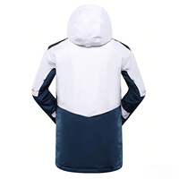 Veste de ski pour homme, imperméable, respirante, coupe-vent, sans PFC, DWR, chaude, extensible, durable, multi-poches, OEM personnalisé