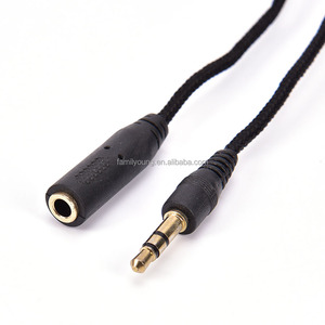 <span class=keywords><strong>Câble</strong></span> d'extension pour écouteurs <span class=keywords><strong>Audio</strong></span> stéréo <span class=keywords><strong>Jack</strong></span> 3.5mm plaqué or 3.5mm mâle à femelle <span class=keywords><strong>câble</strong></span> AUX 1.5m/2m/3m/5m pour téléphone PC MP3 - Product Image 2