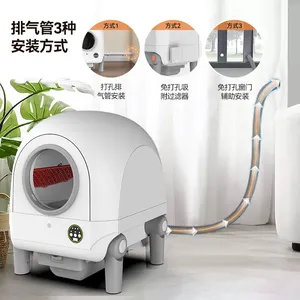 Wholesales Camera Monitoring Smart Cat Toilet Box Intelligent Exhaust Automatic Cleaning Cat Litter Box