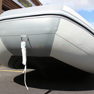 Bote Inflable de Pesca, Embarcación Ligera de Aluminio, Bote Inflable Zodiac Rib con Motor, Actividades Acuáticas, Recreación y Diversión - Product Image 5