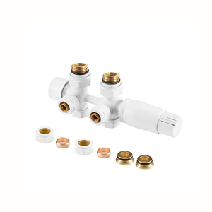 Vanne thermostatique multibloc pour <span class=keywords><strong>radiateur</strong></span> Connexion centrale Vanne H Système de chauffage par le sol Installation universelle BJ13005A - Product Image 4