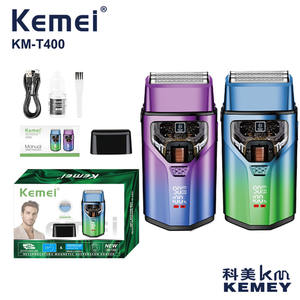 Rasoir électrique Kemei KM-T400, tondeuse à barbe à mouvement alternatif, étanche, rechargeable, pour hommes - Product Image 5