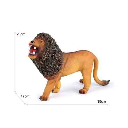PVC Simulation Solid Plastic Model Lion Wild Animal Toys Animal Figurines Toys