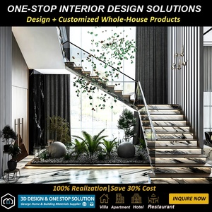 Villa de luxe moderne sur mesure, rendu <span class=keywords><strong>3D</strong></span> de toute la maison et conception intérieure résidentielle professionnelle tout-en-un - Product Image 2