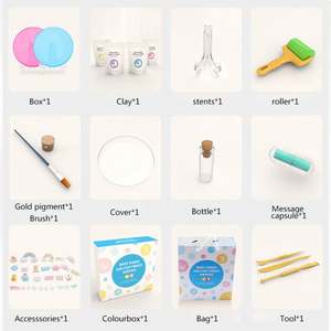 Marco para Huellas de Manos y Pies de Bebé, Set de Regalo para Recién Nacidos, Kit de Moldeo, Kit de Huellas de Manos y Pies sin Tinta para Bebés - Product Image 4