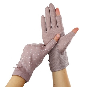 <span class=keywords><strong>Guantes</strong></span> <span class=keywords><strong>sin</strong></span> <span class=keywords><strong>dedos</strong></span> para mujer, protección solar, antideslizantes, <span class=keywords><strong>guantes</strong></span> de verano con protección UV, <span class=keywords><strong>guantes</strong></span> para conducir - Product Image 6