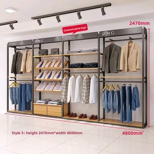 Exhibidores <span class=keywords><strong>de</strong></span> Metal y Madera <span class=keywords><strong>de</strong></span> <span class=keywords><strong>Alta</strong></span> Calidad, Estantes para Ropa <span class=keywords><strong>de</strong></span> <span class=keywords><strong>Boutique</strong></span>, Muebles <span class=keywords><strong>de</strong></span> Tienda para Tiendas <span class=keywords><strong>de</strong></span> <span class=keywords><strong>Alta</strong></span> <span class=keywords><strong>Costura</strong></span> - Product Image 3