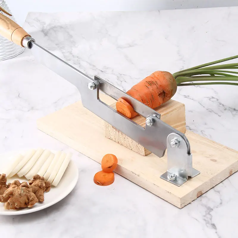 Multifunctionele Handleiding Chinese Kruidengeneeskunde Mes Groente En Fruit Cutter Slicer Machine