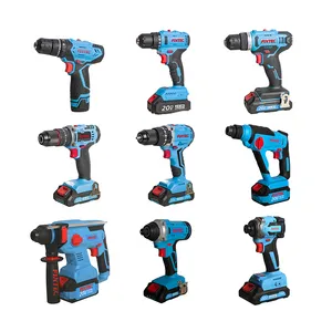 FIXTEC 3.6V 12V 16V 18V 20V Electric Impact Drill Cordless Drill Power Tools Drill Machine