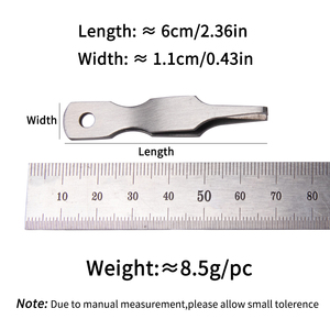 Mini-pince ouvre-anneaux en acier inoxydable pour anneaux doubles, outil de montage de pêche - Product Image 3