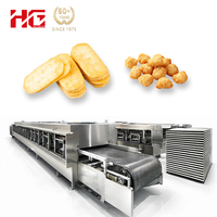 Chaîne de production de snacks et de galettes de riz HG entièrement automatique en acier inoxydable, stérilisateur alimentaire, moulin à gâteau de riz neige 220V/380V 100L