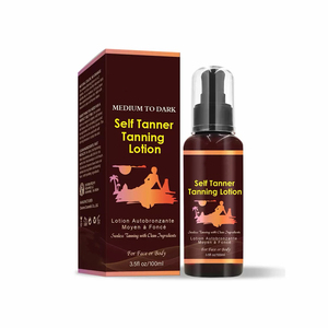 Autobronceador Gradual, Crema Bronceadora Orgánica para Rostro y Cuerpo, Bronceado Natural sin Sol e Hidratante, Bronceado Artificial - Product Image 2