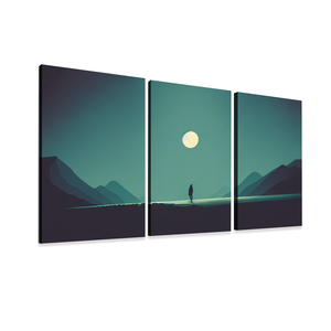 Art mural sur toile personnalisé à 3 panneaux imprimé pour commander une décoration intérieure sans taxe - Product Image 1