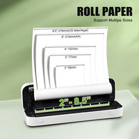 Imprimante thermique sans encre A4 sans fil, mini imprimante portable pour tatouage, copieur thermique, imprimante de pochoirs de tatouage, vente en gros du fabricant