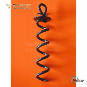 Estaca espiral fija para tiendas de campaña, para camping al aire libre, para tiendas de campaña tipo cama y para sujetar postes de tiendas de campaña con gancho. - Product Image 2