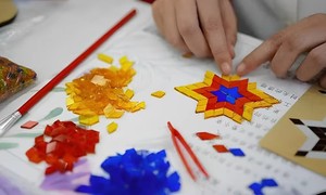 Mosaiklampen-Set für Studio-Gruppen, Teambuilding, Eltern-Kind-Aktivitäten, Paare, Türkische Lampe, Handgemachtes DIY-Kit - Product Image 3