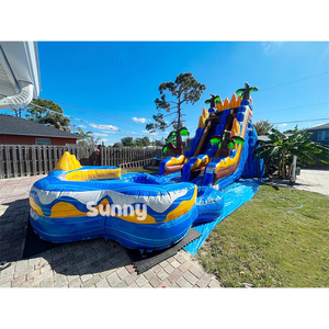 pvc single water slide, pvc single water slide Suppliers and ...