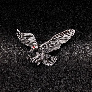 Broche de Metal Retrô com Emblema de Águia para Lapela - Acessório de Vestuário - Product Image 5