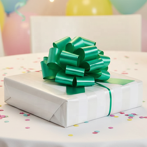 Ruban de Noël personnalisé en gros, ruban papillon en PP imprimé pour emballage cadeau - Product Image 3