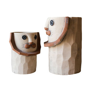 Fabbrica fatta a mano decorazione del <span class=keywords><strong>giardino</strong></span> Jeans tasca cemento vaso di fiori dispositivo creativo da tavolo decorazione in vaso bel artigianato regalo - Product Image 3