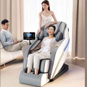 Poltrona Massaggiante di Lusso 3D con Funzione Musicale, Design <span class=keywords><strong>a</strong></span> Capsula Spaziale con Binario SL Automatico, Massaggio Vibrante per Casa - Product Image 4