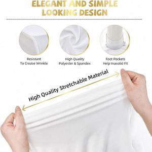 Mantel Rectangular Plegable Personalizado de Poliéster Tejido de 6-8 pies con Marca para Eventos y Exposiciones - Product Image 6