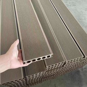 Revêtement de sol en plastique, bois massif, <span class=keywords><strong>terrasse</strong></span>, cour <span class=keywords><strong>extérieure</strong></span> écologique Design moderne Imperméable Anti-Corrosion Antidérapant pour jardins - Product Image 2